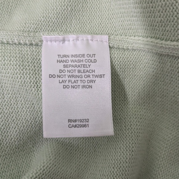 Alfred Dunner Mint Green Embroidered Floral Sweater Short Sleeve Shirt Size 1X - Picture 6 of 6